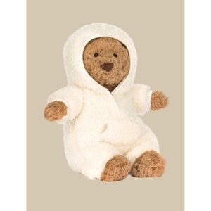 NWT! Adorable JELLYCAT BARTHOLOMEW Teddy Bear in Cream Hoodie